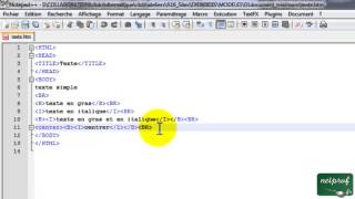 Rédiger du texte en HTML [upl. by Eniamsaj]
