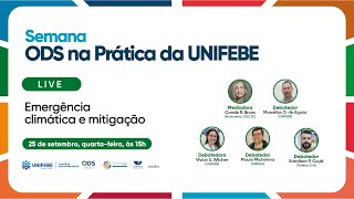 Semana ODS na Prática da UNIFEBE  Emergência climática e mitigação [upl. by Tali]