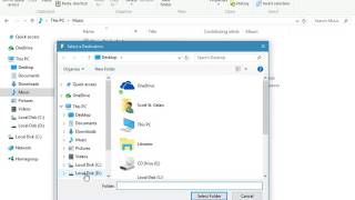 How to change the default location of user files in Windows 10 [upl. by Nolyk]