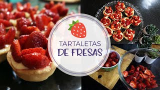 Tartaleta de Fresas Fácil y Sin Molde para Tarta [upl. by Artapoelc903]