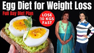 Egg Diet for Weight Loss in Hindi  1000 Calorie Diet Plan  How To Lose Weight Fast  VibrantVarsha [upl. by Anibas570]