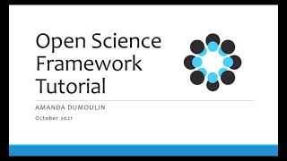 PreRegistering your Research with Open Science Framework [upl. by Nnep]