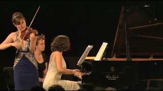 Lisa Batiashvili and Khatia Buniatishvili play Schuberts Rondo Brilliant [upl. by Merlina673]