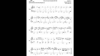 Canon de Pachelbel partitura piano fácil saxo flauta violín trompetaCanon D Piano sheet music [upl. by Kissie135]