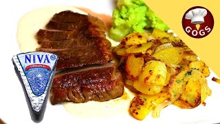 Famózna nivová omáčka k steakomrecept omacka varenie [upl. by Guinna]