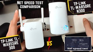 TPLink TLWA850RE N300 VS TPLink TLWA855RE 300  Speed Test  Area cover  detail comparison [upl. by Waldman]