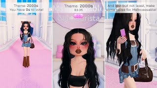 DRESS TO IMPRESS 2000S  Dress To Impress 2000s Theme Outfit Ideas  DTI 2000S OUTFITS [upl. by Eleonore]