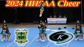 2024 HHSAA Cheer Comp  Kapolei High School 4K [upl. by Judas]