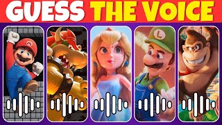 🎮 Guess The Voice  Super Mario Bros  Mario Luigi Peach Bowser  SuperMarioBros GuessTheVoice [upl. by Keelin]