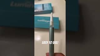 Teeth whitening time w Lumineux teethwhitening target targetfinds productreview lumineux [upl. by Aiekram]