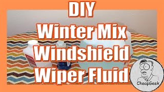 DIY Windshield Wiper Fluid Winter Mix [upl. by Floss338]