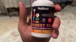 Nubest 10 Height Growth Supplement Review [upl. by Clevie172]