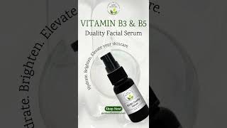 Duality Facial Serum Vitamin B3 amp B5 [upl. by Eatnoled]