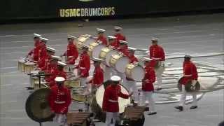 US Marine Drum amp Bugle Corps Drumline Exhibition [upl. by Lebazi]