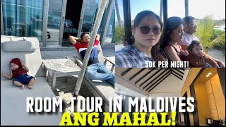 ROOM TOUR IN MALDIVES ANG MAHAL NG VILLA GRABE [upl. by Plate]