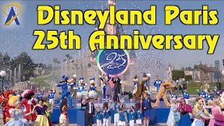 Disneyland Paris 25th Anniversary Celebration Kickoff [upl. by Rexferd549]