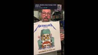 Metallica Memorabilia Comic Books Porcelain Signs LIVE Auction on District [upl. by Dinsmore]