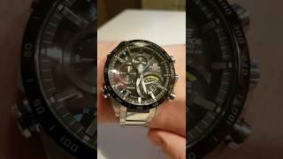 Tachymeter function on Casio EQB501 [upl. by Ettenhoj]