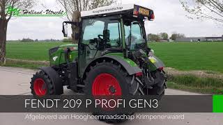 Afgeleverd Fendt 209 P Profi Gen3 [upl. by Brigitte]