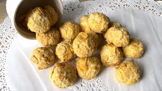 Cornflakes Cookies Recipe  Crunchy Cornflakes Cookies  Biskut Cornflakes Rangup [upl. by Edrock]