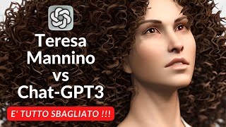 Teresa Mannino vs Chat GPT3 E tutto sbagliato  o quasi [upl. by Kcirdes]