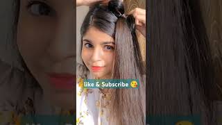 Mickey mouse wala hairstyle 😍🎀💙shortsfeed hairstyle haircare hack viralyoutubeshorts youtube [upl. by Emolas]