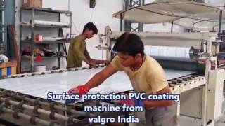 Surface protection PVC coating machine for stainless steel Sheet [upl. by Hedva]