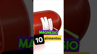 10 alimentos ricos en MAGNESIO que debemos conocer shorts [upl. by Agamemnon453]