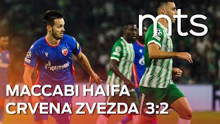 Maccabi Haifa FC  FK Crvena zvezda 32 četvrto kolo kvalifikacija za UEFA LŠ sezona 202223 [upl. by Nalani]