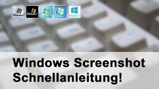 Windows Screenshot So gehts [upl. by Eversole]