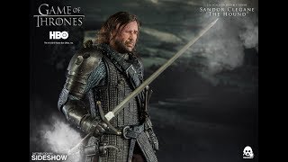 Sandor Clegane quotThe Houndquot 16 Scale Figure Game of Thrones ThreeZero Review 118 2017 [upl. by Aerdnahs]