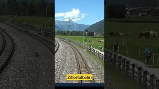 Zillertalbahn Mayerhofen Jenbach führerstandsmitfahrt cabride cabview [upl. by Mulac1]