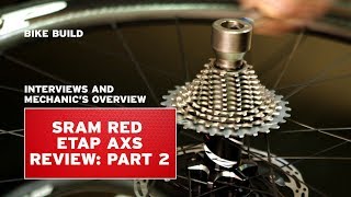 SRAM Red eTap AXS  part 2 bike build mechanics overview [upl. by Alleyn921]