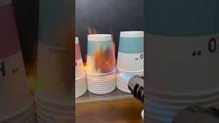 Powerful Lighter vs Paper Cups [upl. by Aira]