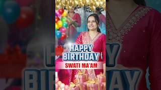 🎉Happy Birthday 🎂 Swati Maam  Rankers Gurukul shorts happybirthday swatimam [upl. by Waine]