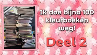 IK DOE BIJNA 100 KLEURBOEKEN WEG 2  2024 [upl. by Stu289]