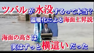 ツバルが水没するって本当？温暖化による海面上昇説の真実海面の高さは、実はずっと横這いだった [upl. by Lunetta365]