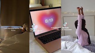 Aesthetic Morning Routines TikTok Compilation [upl. by Nwonknu881]