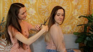 ASMR  Soft Spoken Hair Salon 3 Roleplay ♡ Scalp Massage Hair Cutting Brushing [upl. by Morra428]