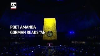 Poet Amanda Gorman reads quotAn Ode We Owequot at UN [upl. by Grefer]