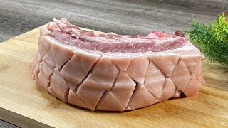 Ein chinesischer Metzger hat mir diesen Trick mit Schweinebauch beigebracht So lecker alle Gäste w [upl. by Idnem]