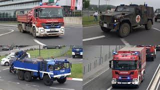 HochwasserKatastrophe in Ahrweiler Einsatzfahrten am Bereitstellungsraum Nürburgring  Teil 1 [upl. by Rowena]