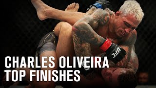 Top Finishes Charles Oliveira [upl. by Nilla942]