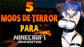 5 MODS DE TERROR PARA MINECRAFT JAVA Y BEDROCK  MINECRAFT ULTIMA VERSION [upl. by Haonam]