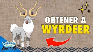 ✅ GUIA Como EVOLUCIONAR a STANTLER en WYRDEER en Pokemon Legends Arceus [upl. by Atnaloj]