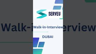 ServeU Dubai Interview dubaijobs uaejobs jobsinuae gulfjobs [upl. by Aisek]