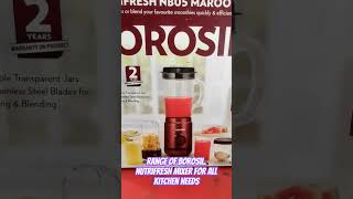 BOROSIL NUTRIFRESH FOR SMART HOME🏠🏠🏠borosil ytshort smoothies [upl. by Thibaud991]