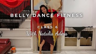 Belly Dance Fitness Class 6 Abdominals Obliques and Glutes [upl. by Nwahsem313]