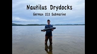 Nautilus Drydocks 212 RC Submarine [upl. by Lanahtan]