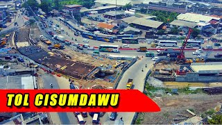 KEMAJUAN TERBARU SIMPANG SUSUN CILEUNYI UNDERPAS INTERCHANGE TOL CISUMDAWU [upl. by Ahsenek716]